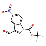 RHAWN tert-Butyl 3-formyl-5-nitro-1H-indole-1-carboxylate
