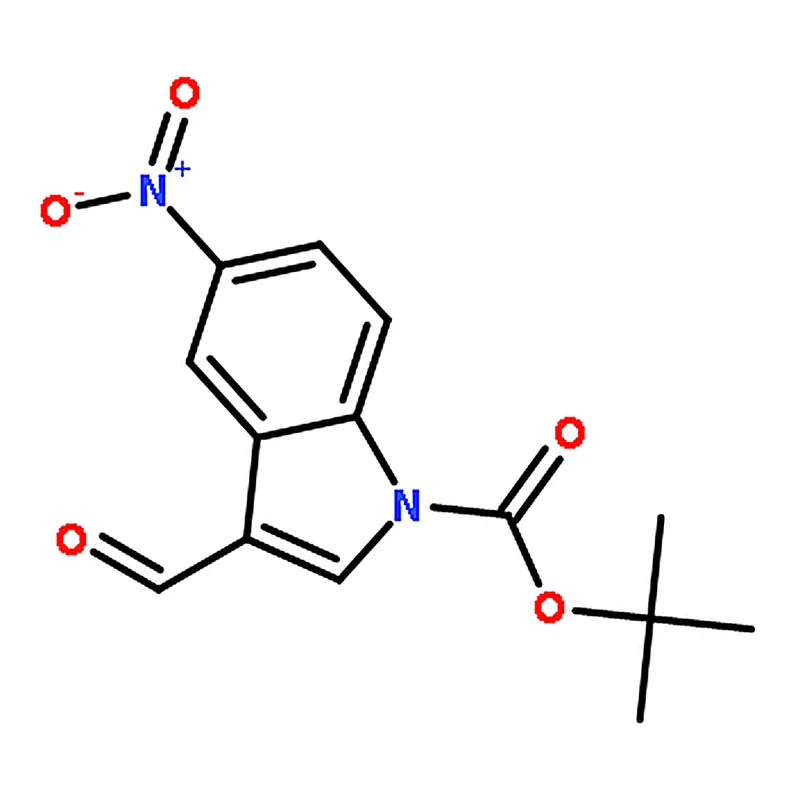 RHAWN tert-Butyl 3-formyl-5-nitro-1H-indole-1-carboxylate