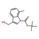 RHAWN tert-Butyl 3-(hydroxymethyl)-7-methyl-1H-indole-1-carboxylate