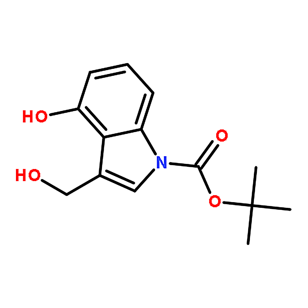 RHAWN tert-Butyl 4-hydroxy-3-(hydroxymethyl)-1H-indole-1-carboxylate