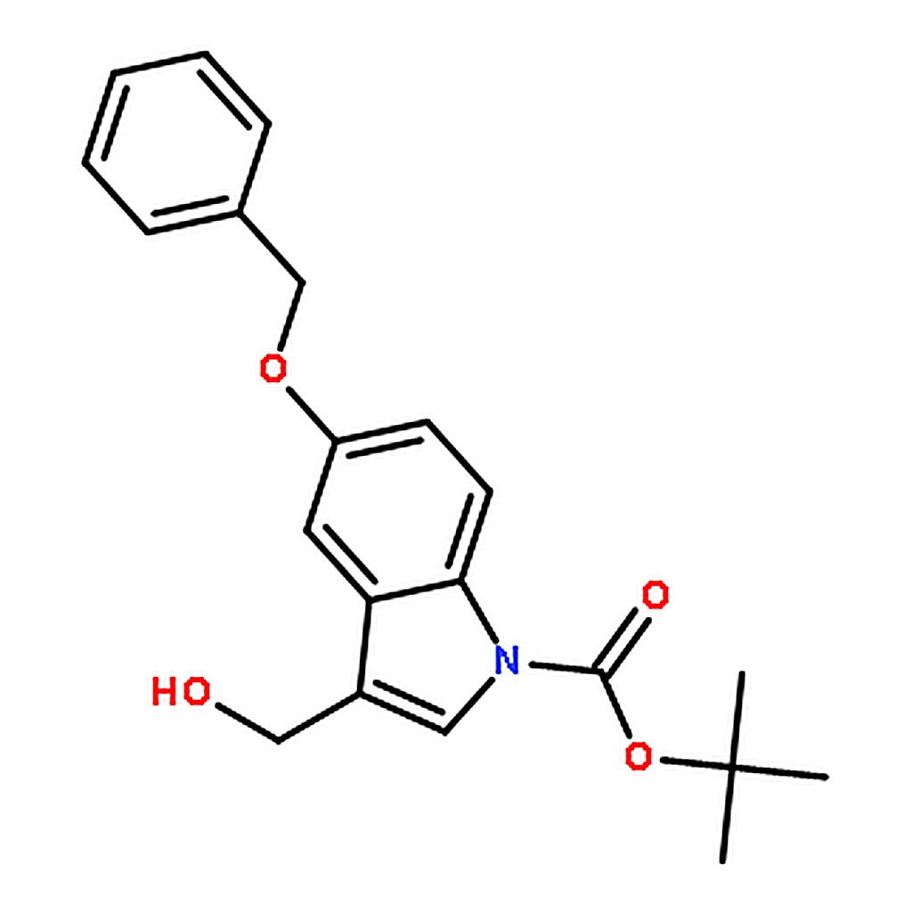 RHAWN tert-Butyl 5-(benzyloxy)-3-(hydroxymethyl)-1H-indole-1-carboxylate