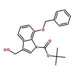 RHAWN 3-(Hydroxymethyl)-7-(phenylmethoxy)-1H-indole-1-carboxylic acid 1,1-dimethylethyl ester