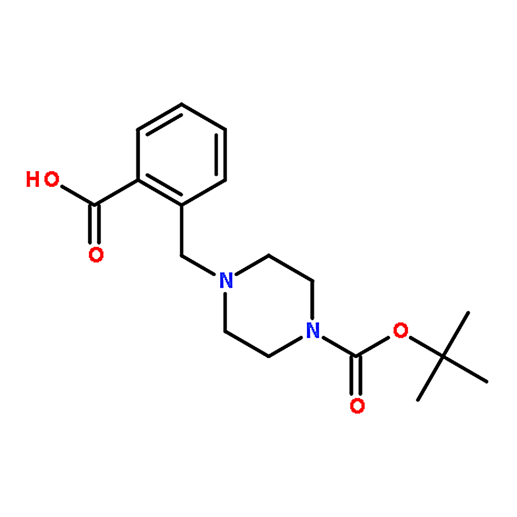 RHAWN 2-((4-(tert-Butoxycarbonyl)piperazin-1-yl)methyl)benzoic acid
