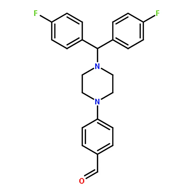 RHAWN 4-(4-(Bis(4-fluorophenyl)methyl)piperazin-1-yl)benzaldehyde