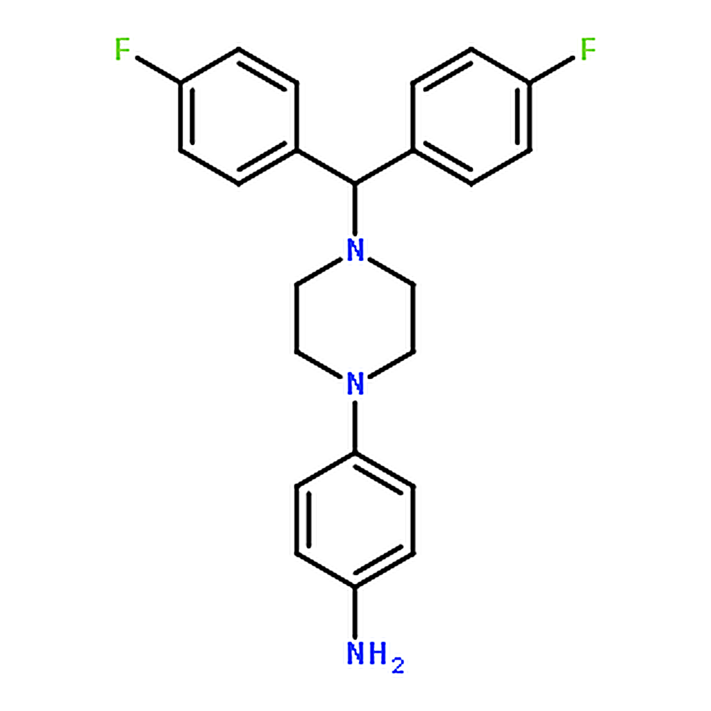 RHAWN 4-(4-(Bis(4-fluorophenyl)methyl)piperazin-1-yl)aniline
