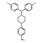 RHAWN 4-(4-(Bis(4-fluorophenyl)methyl)piperazin-1-yl)aniline