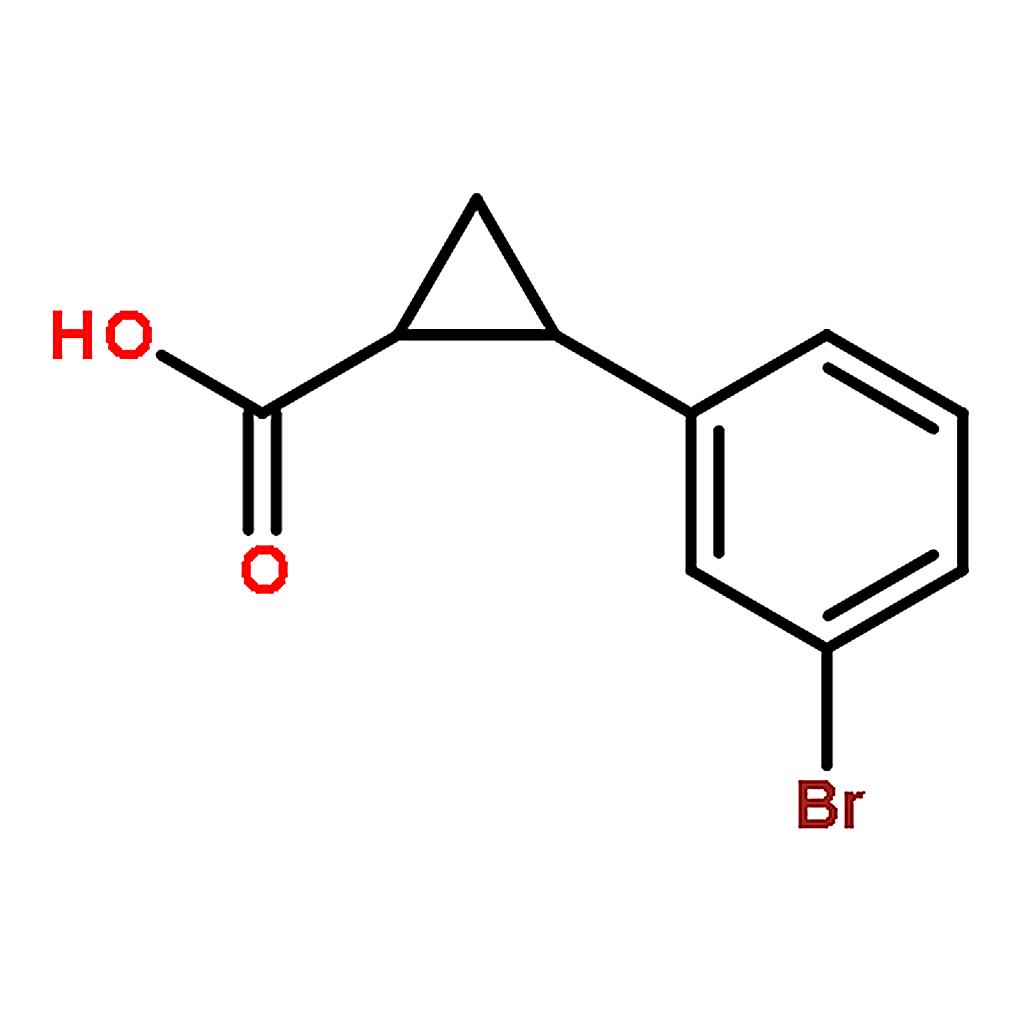 RHAWN 2-(3-Bromophenyl)cyclopropanecarboxylic acid