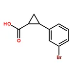 RHAWN 2-(3-Bromophenyl)cyclopropanecarboxylic acid