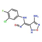 RHAWN 4-Amino-N-(3-chloro-4-fluorophenyl)-N'-hydroxy-1,2,5-oxadiazole-3 -carboximidamide