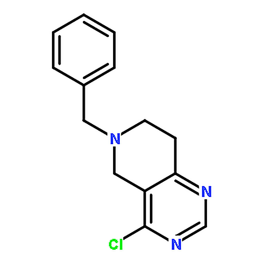RHAWN 6-Benzyl-4-chloro-5，6，7，8-tetrahydropyrido[4，3-d]pyrimidine