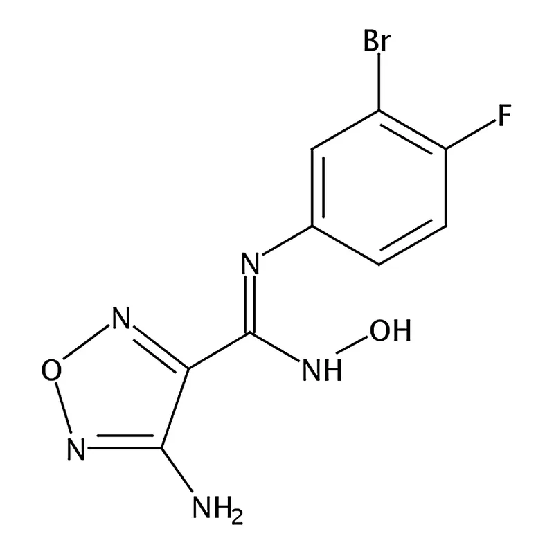 RHAWN 4-Amino-N-(3-bromo-4-fluorophenyl)-N'-hydroxy-1,2,5-oxadiazole-3-carboximidamide