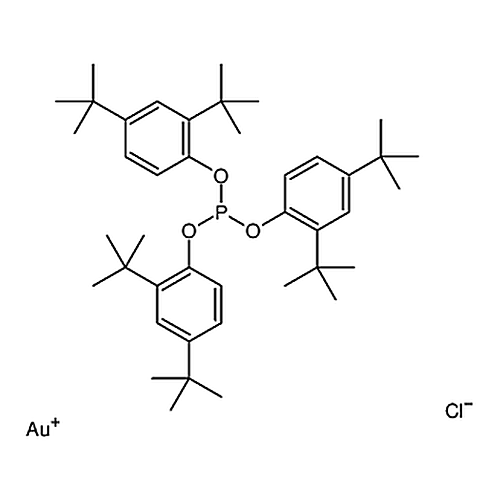 RHAWN Chloro[tris(2,4-di-tert-butylphenyl)phosphite]gold