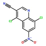RHAWN 4,8-Dichloro-6-nitroquinoline-3-carbonitrile