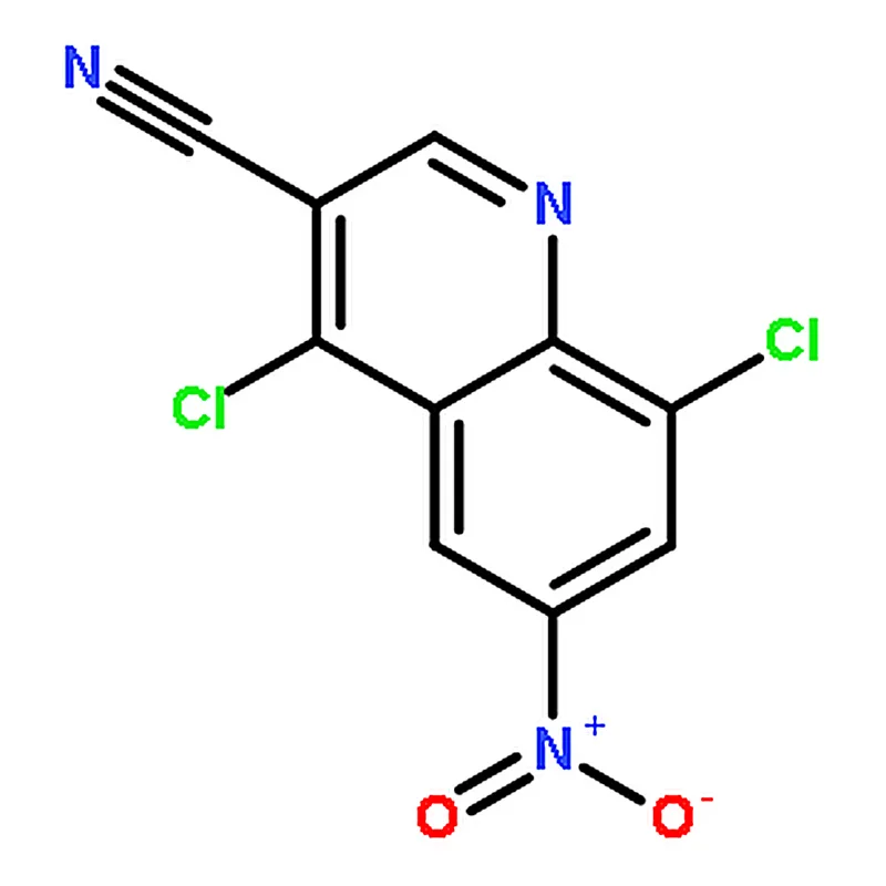 RHAWN 4,8-Dichloro-6-nitroquinoline-3-carbonitrile