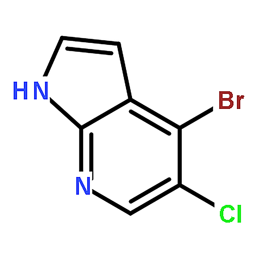 RHAWN 4-Bromo-5-chloro-1H-pyrrolo[2,3-b]pyridine