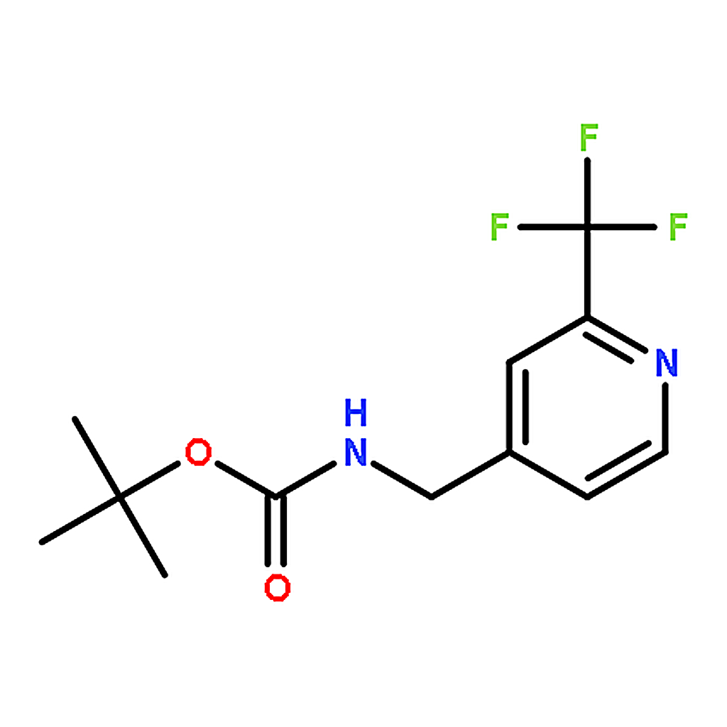 RHAWN tert-Butyl ((2-(trifluoromethyl)pyridin-4-yl)methyl)carbamate