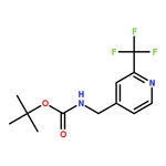 RHAWN tert-Butyl ((2-(trifluoromethyl)pyridin-4-yl)methyl)carbamate