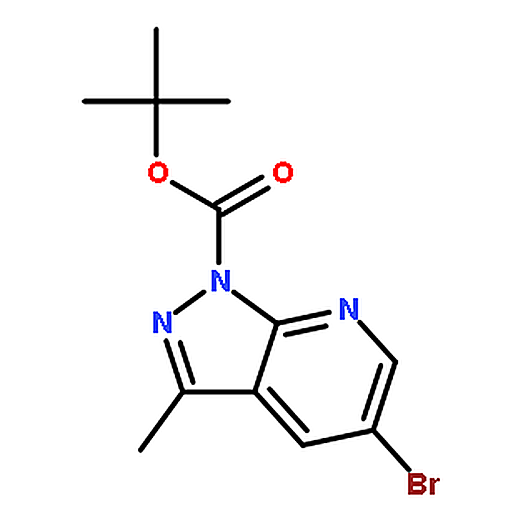 RHAWN tert-Butyl 5-bromo-3-methyl-1H-pyrazolo[3，4-b]pyridine-1-carboxylate