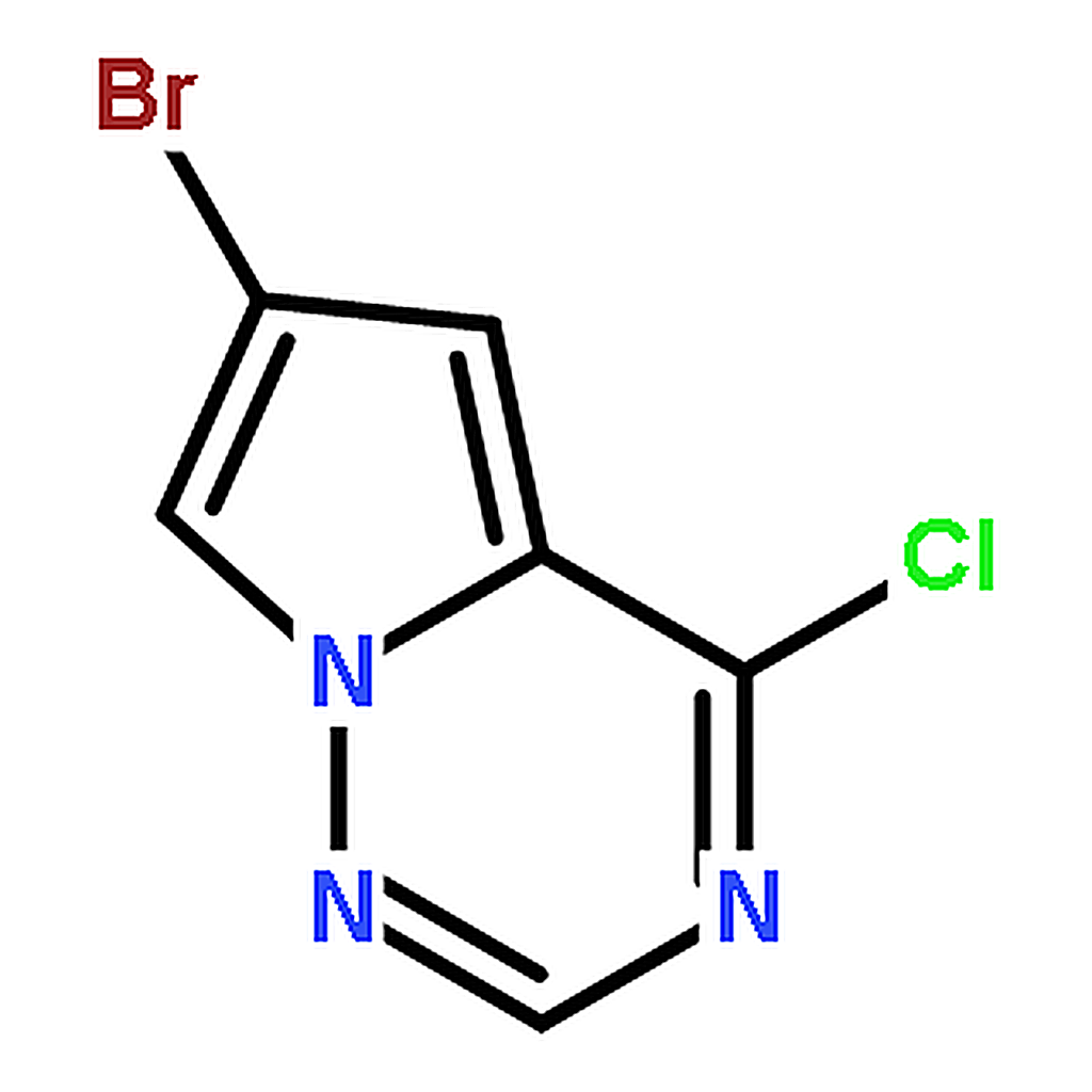 RHAWN 6-Bromo-4-chloropyrrolo[2，1-f][1，2，4]triazine
