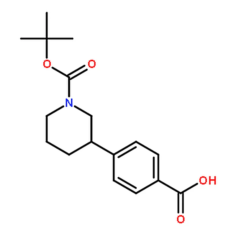 RHAWN 3-(4-Carboxy-phenyl)-piperidine-1-carboxylic acid tert-butyl ester