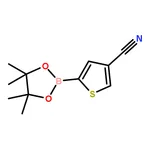 RHAWN 5-(4,4,5,5-Tetramethyl-1,3,2-dioxaborolan-2-yl)thiophene-3-carbonitrile
