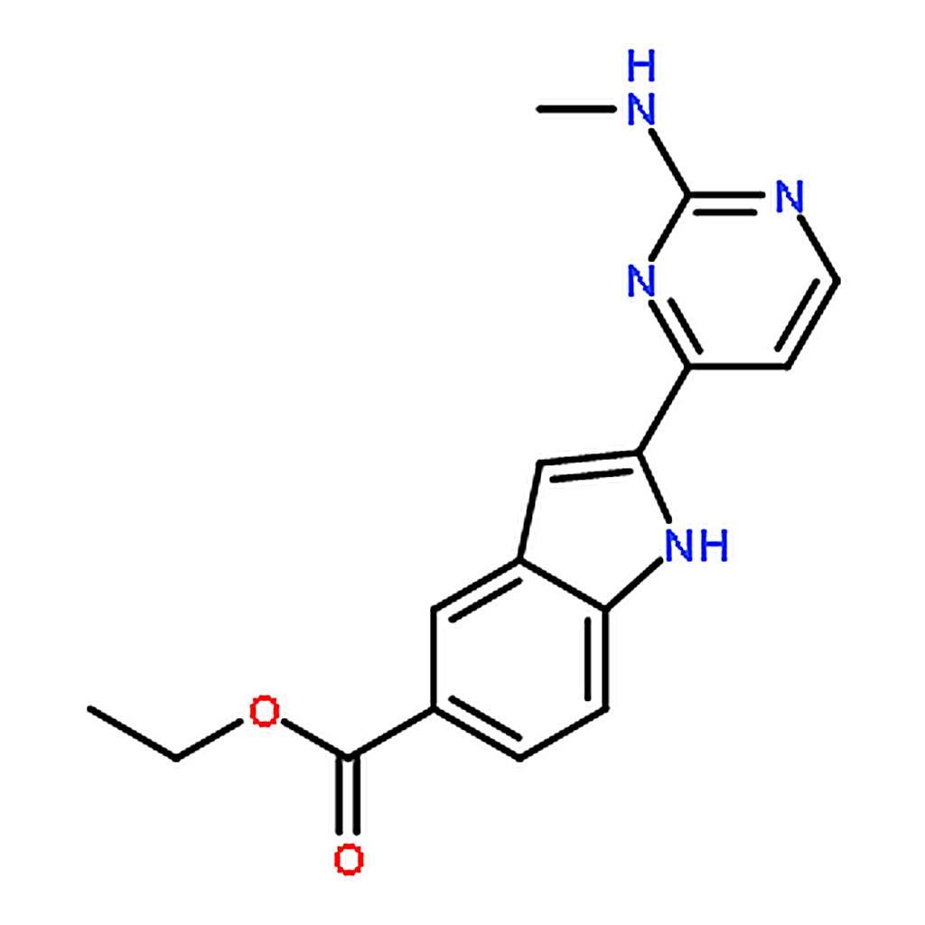 RHAWN Ethyl 2-(2-(methylamino)pyrimidin-4-yl)-1H-indole-5-carboxylate