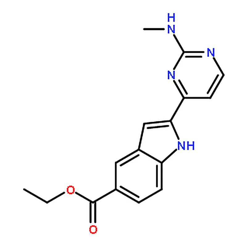 RHAWN Ethyl 2-(2-(methylamino)pyrimidin-4-yl)-1H-indole-5-carboxylate