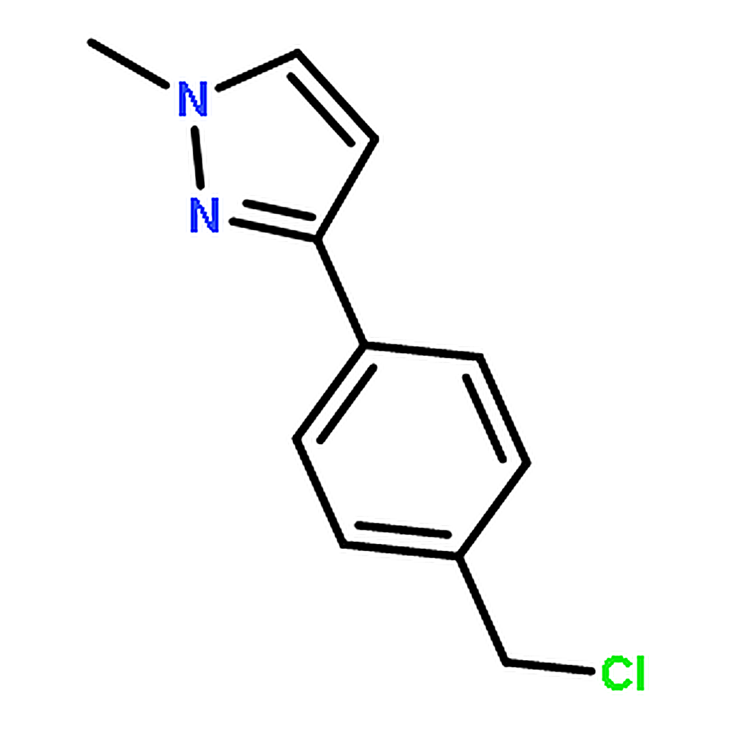RHAWN 3-(4-(Chloromethyl)phenyl)-1-methyl-1H-pyrazole