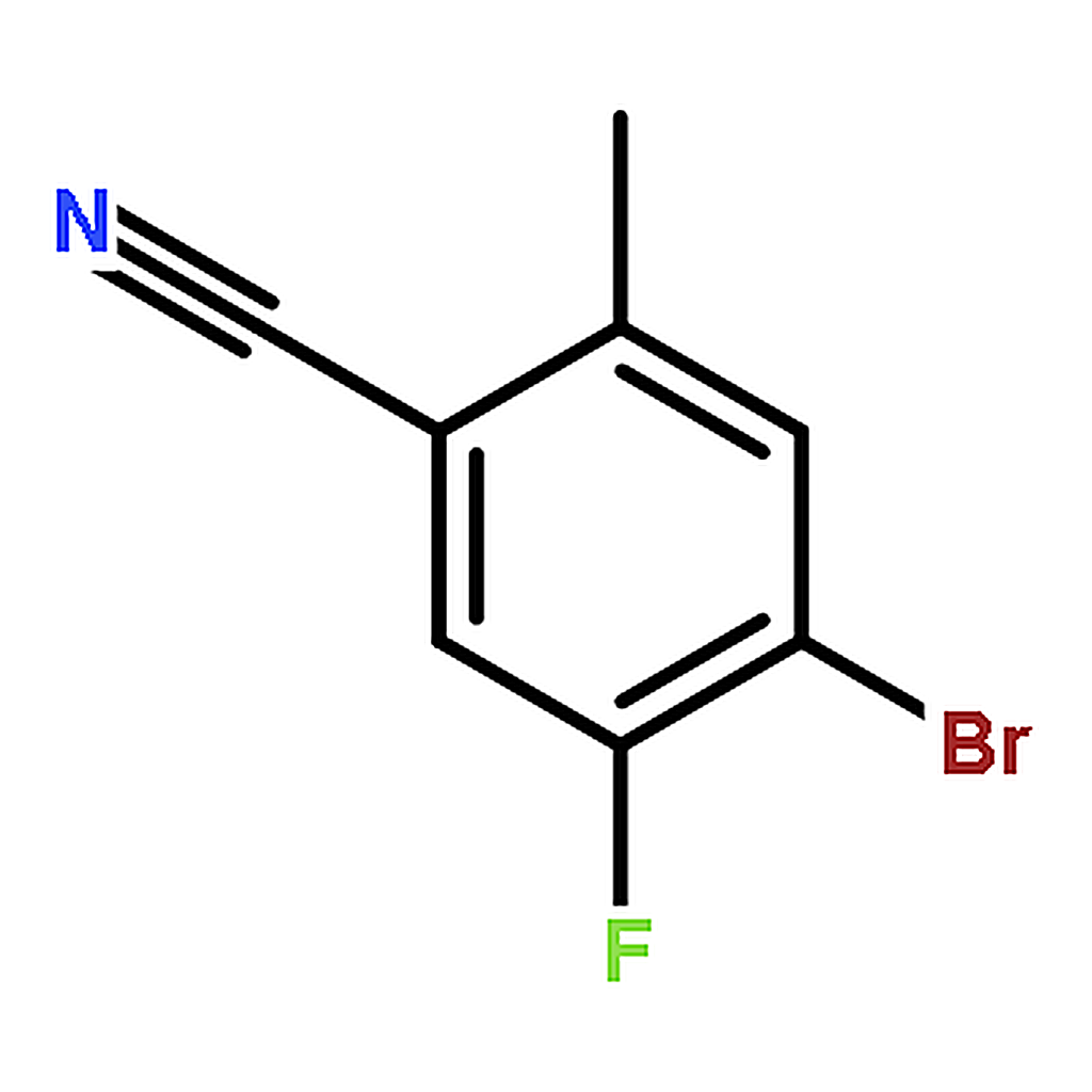 RHAWN 4-Bromo-5-fluoro-2-methylbenzonitrile