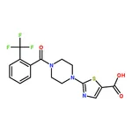 RHAWN 2-(4-(2-(Trifluoromethyl)benzoyl)piperazin-1-yl)thiazole-5-carboxylic acid