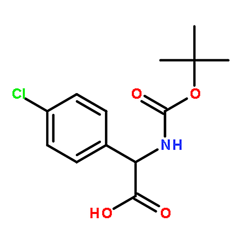 RHAWN (S)-2-((tert-Butoxycarbonyl)amino)-2-(4-chlorophenyl)acetic acid