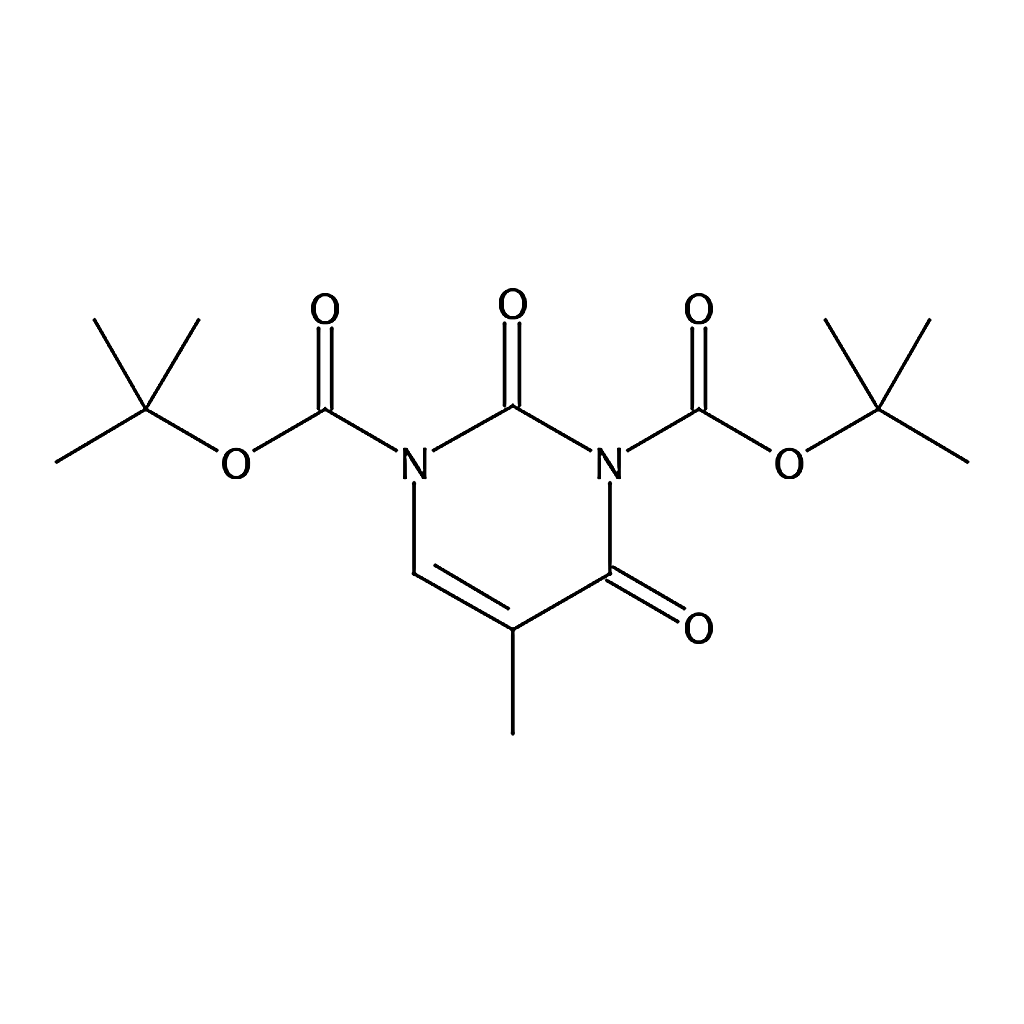 RHAWN Di-tert-butyl 5-methyl-2,4-dioxopyrimidine-1,3(2H,4H)-dicarboxylate