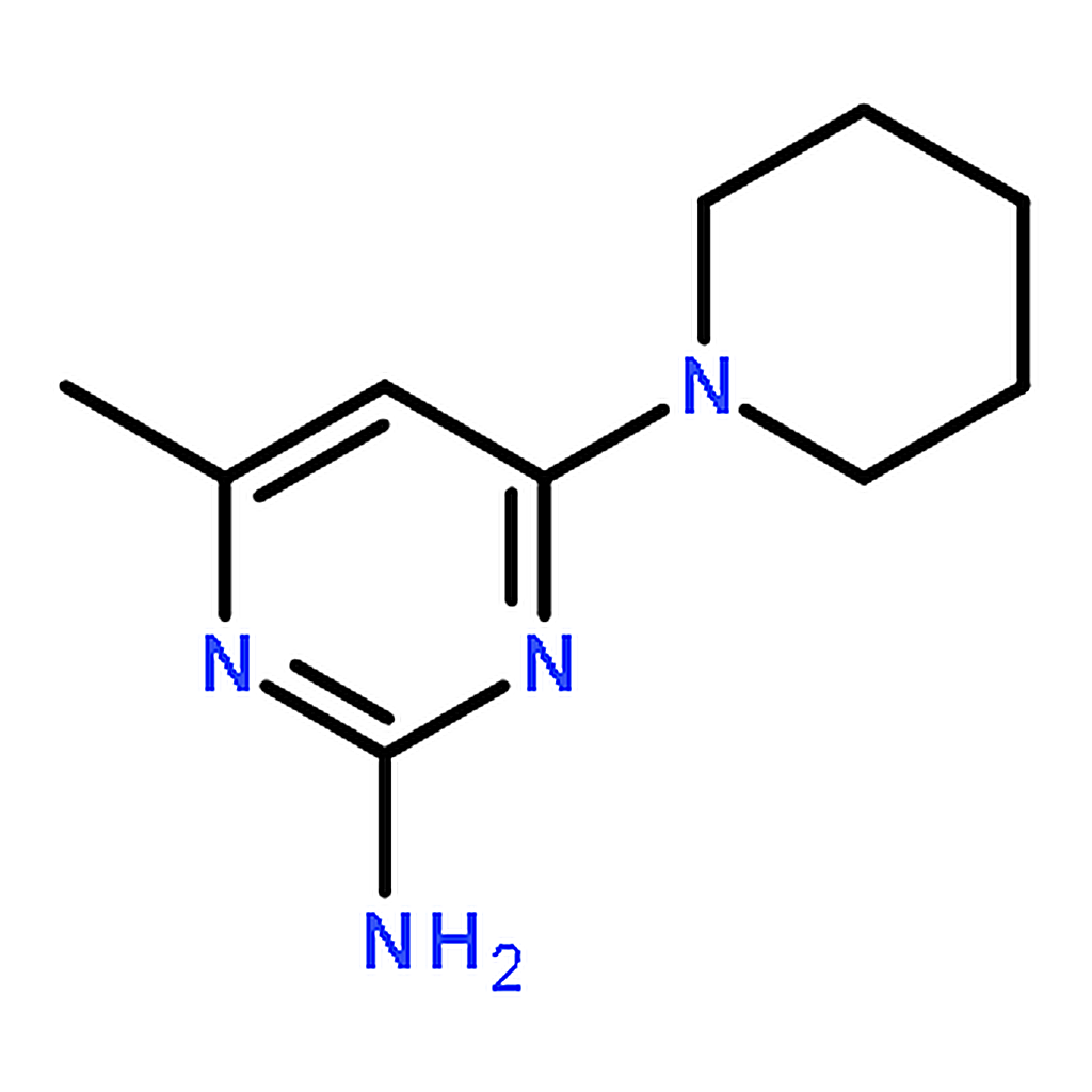 RHAWN 2-Amino-4-piperidino-6-methylpyrimidine