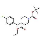 RHAWN 1-tert-Butyl 4-ethyl 4-(4-fluorobenzyl)piperidine-1,4-dicarboxylate