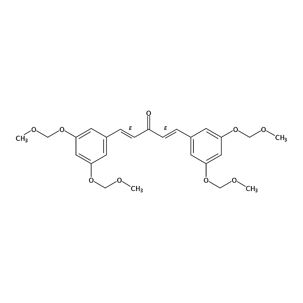 RHAWN (1<i>E</i>,4<i>E</i>)-1,5-Bis[3,5-bis(methoxymethoxy)phenyl]-1,4-pentadiene-3-one