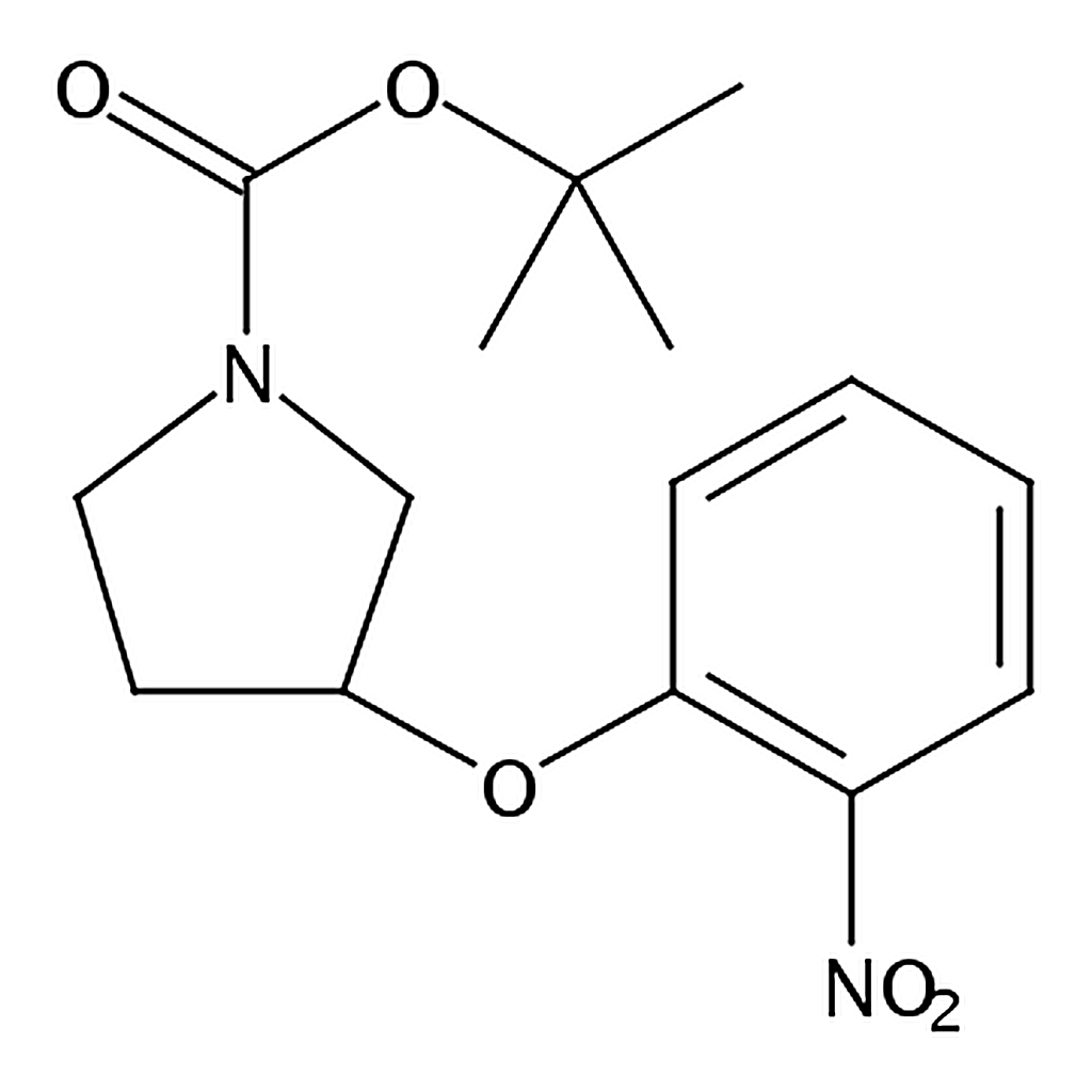 RHAWN tert-Butyl 3-(2-nitrophenoxy)pyrrolidine-1-carboxylate