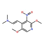 RHAWN 2-(2,5-Dimethoxy-3-nitropyridin-4-yl)-N,N-dimethylethen-1-amine