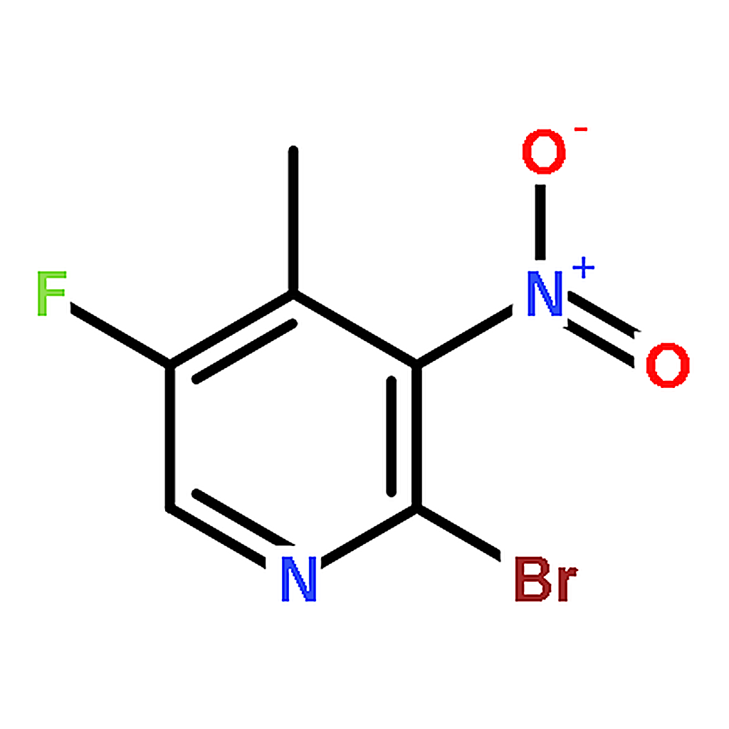 RHAWN 2-Bromo-5-fluoro-4-methyl-3-nitropyridine