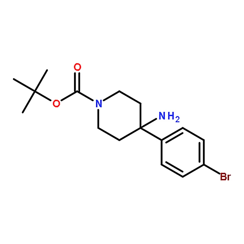 RHAWN tert-Butyl 4-amino-4-(4-bromophenyl)piperidine-1-carboxylate