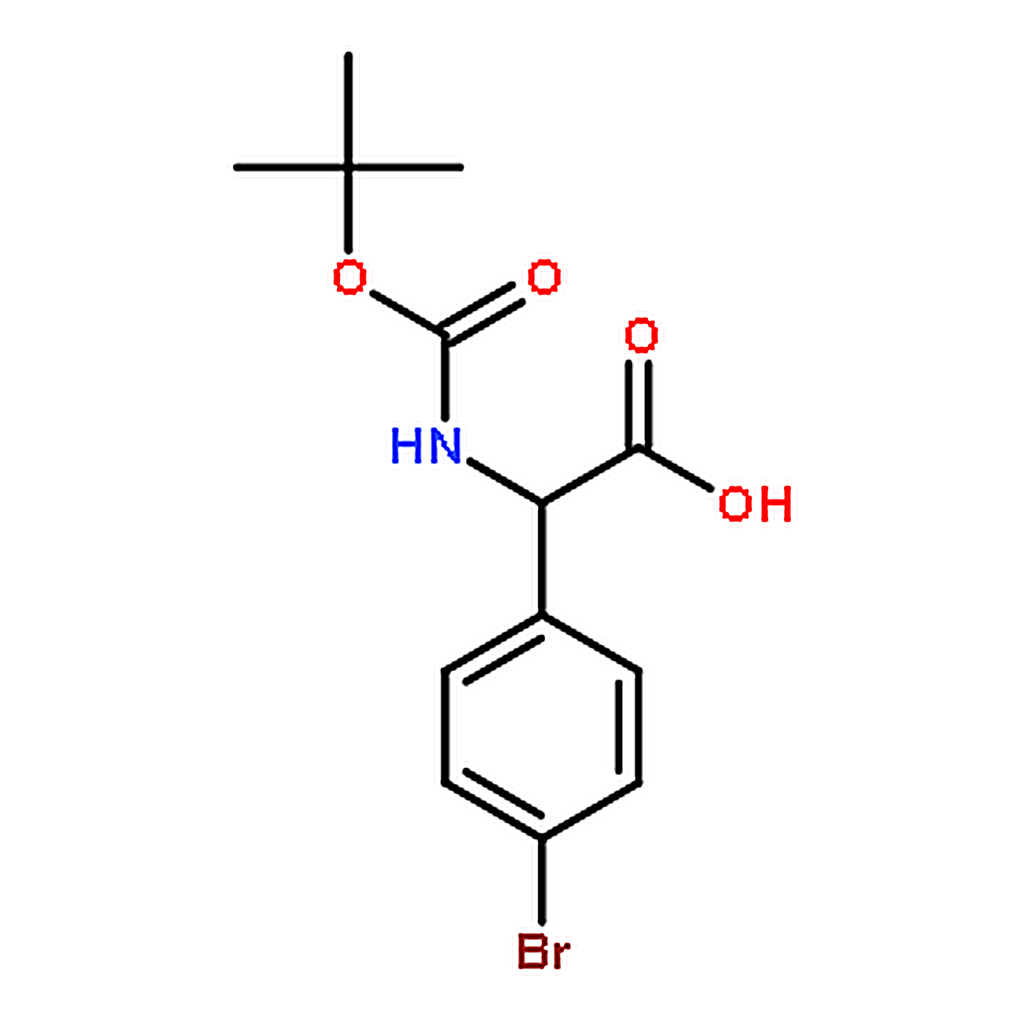 RHAWN 2-(Boc-amino)-2-(4-bromophenyl)acetic Acid