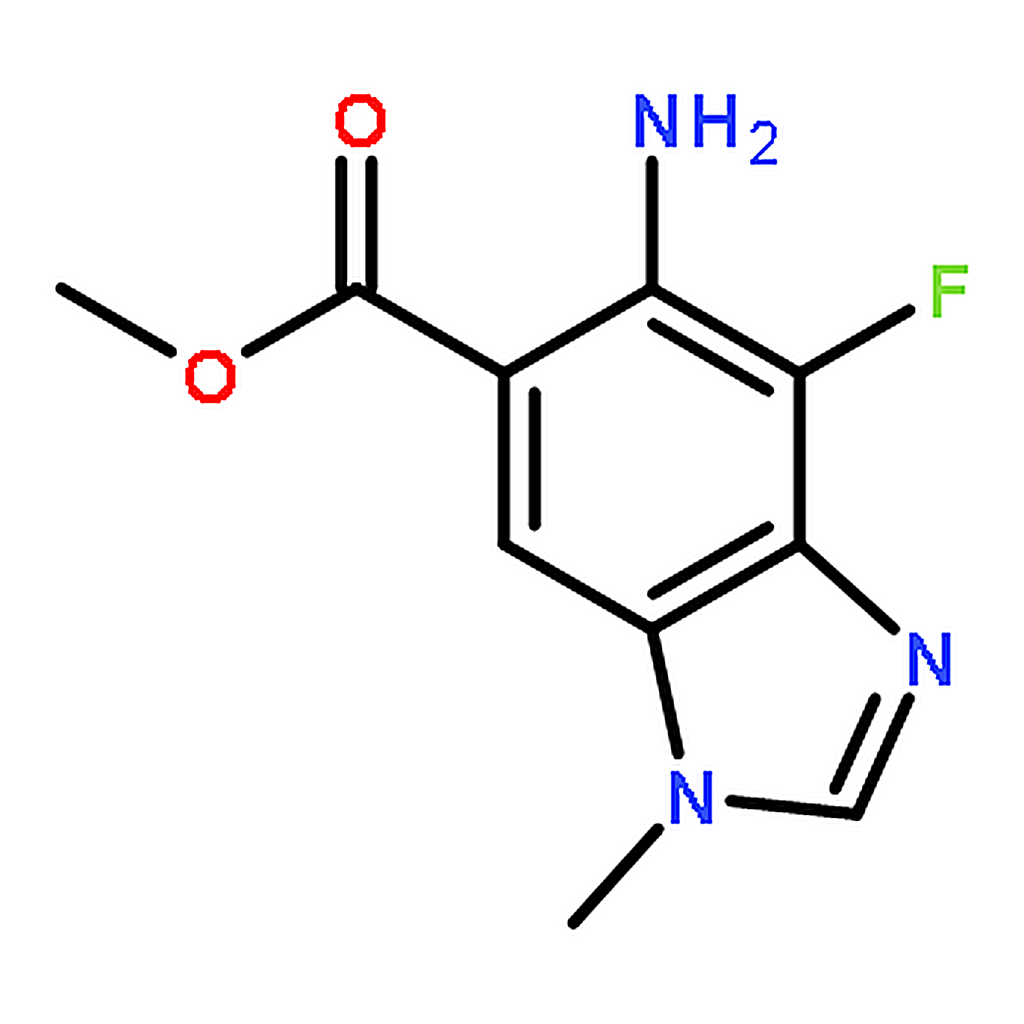 RHAWN Methyl 5-amino-4-fluoro-1-methyl-1H-benzo[d]imidazole-6-carboxylate
