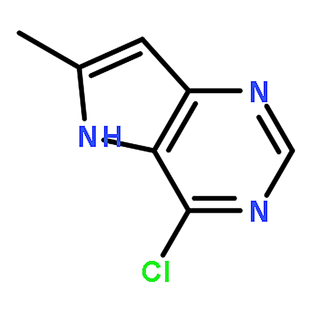 RHAWN 4-Chloro-6-methyl-5H-pyrrolo[3,2-d]pyrimidine