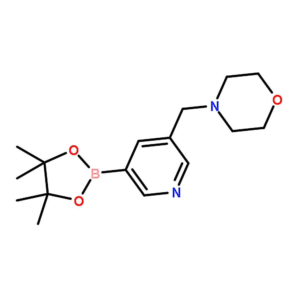 RHAWN 4-((5-(4,4,5,5-Tetramethyl-1,3,2-dioxaborolan-2-yl)pyridin-3-yl)methyl)morpholine