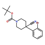 RHAWN 1-BOC-4-CYANO-4-(2-BROMOPHENYL)-PIPERIDINE
