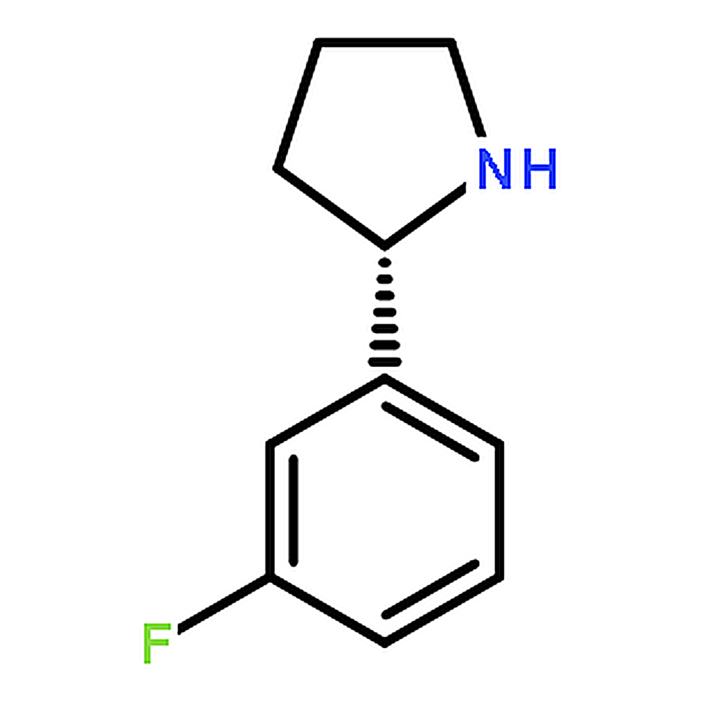 RHAWN (S)-2-(3-Fluorophenyl)pyrrolidine