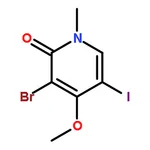 RHAWN 3-Bromo-5-iodo-4-methoxy-1-methylpyridin-2(1H)-one