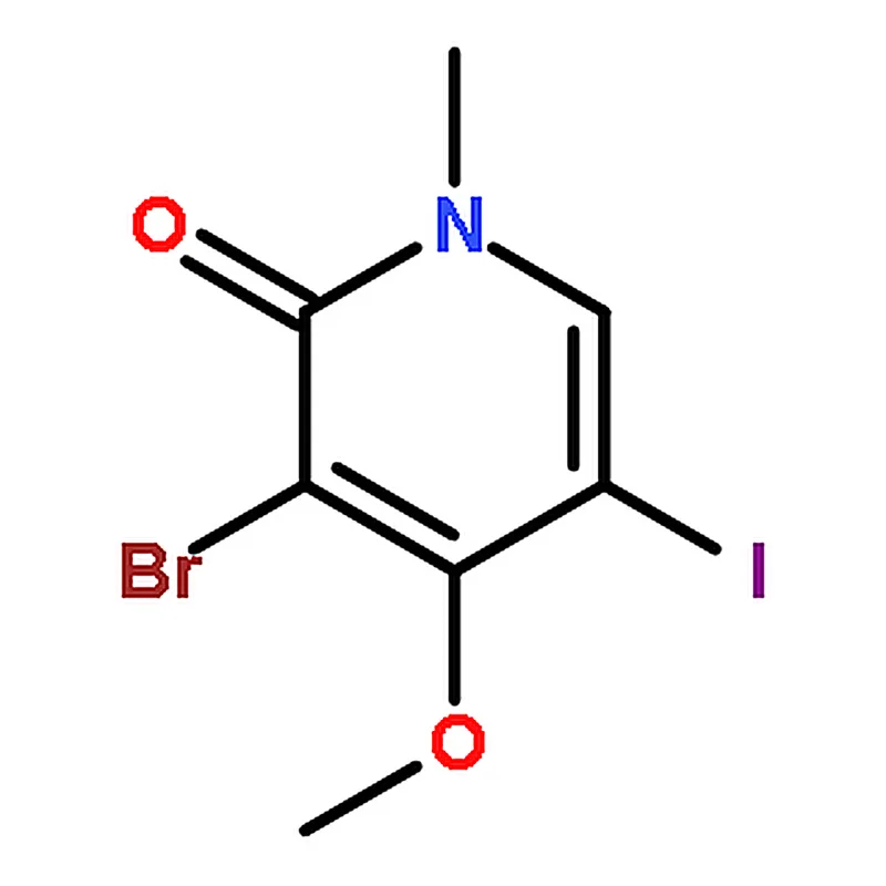 RHAWN 3-Bromo-5-iodo-4-methoxy-1-methylpyridin-2(1H)-one