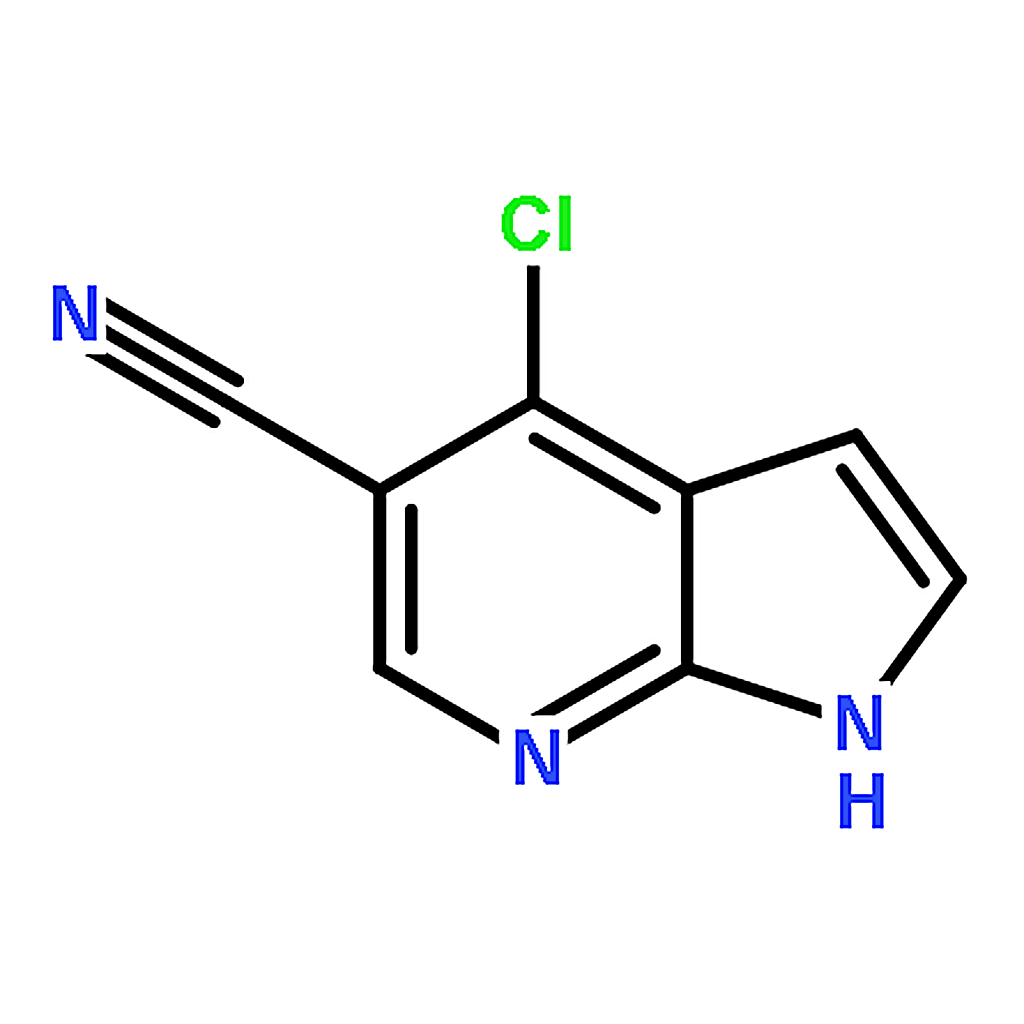 RHAWN 4-Chloro-1H-pyrrolo[2,3-b]pyridine-5-carbonitrile