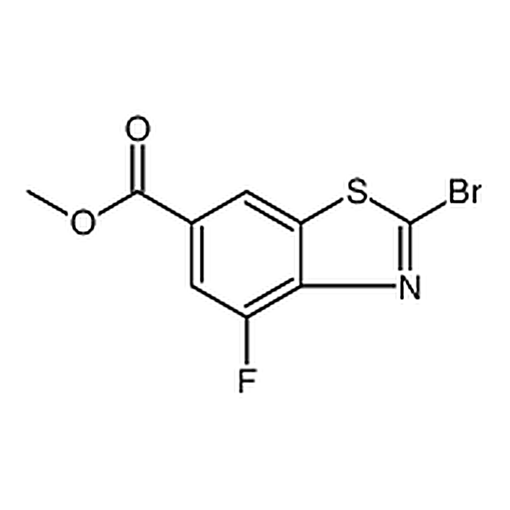 RHAWN Methyl 2-bromo-4-fluorobenzo[d]thiazole-6-carboxylate