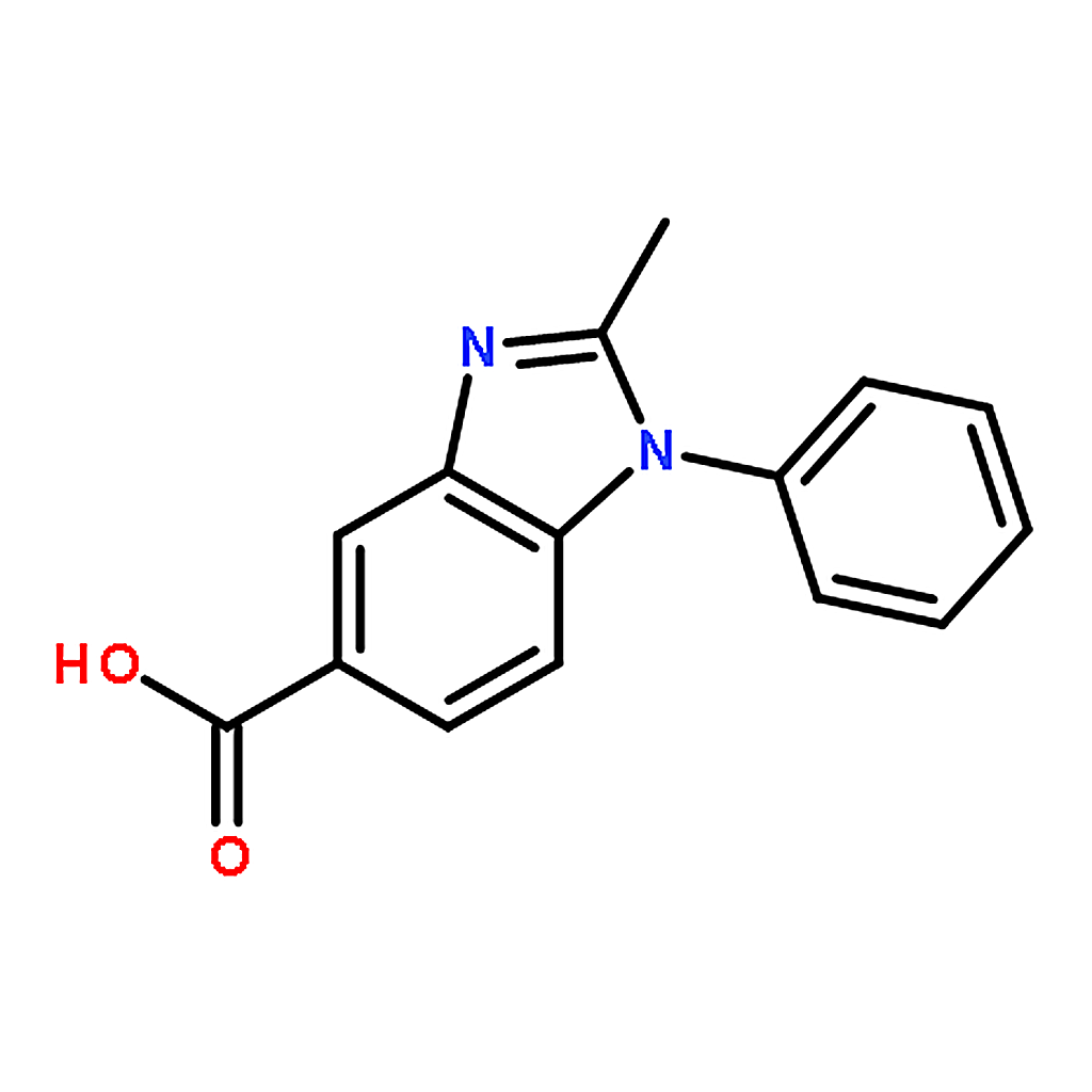 RHAWN 2-Methyl-1-phenyl-1H-benzo[d]imidazole-5-carboxylic acid
